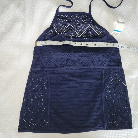 Sz XL Anne Cole Navy Tankini - Picture 5 of 7